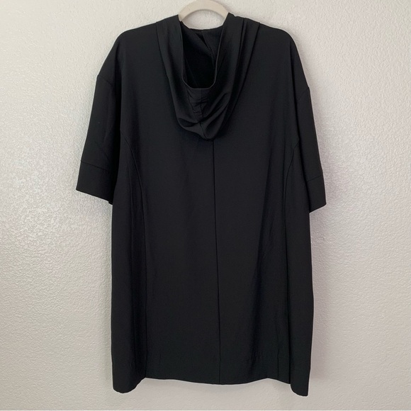 Lord and Taylor Man Black Half Zip Hoodie Oversized Sweatshirt, Size S/M - Picture 6 of 12